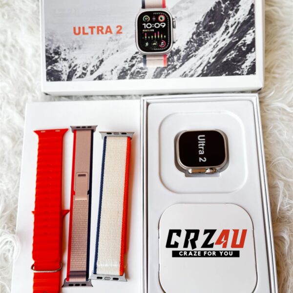 CRZ Watch Ultra 2 (49mm) - Smart Watch with Fitness Tracker + Precision GPS + Action Button + Extra Long BatteryLife + Bright Retina Display