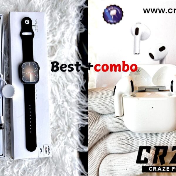 CRZ WATCH SERIES 9 (41MM)+ CRZ BUDS 3 BEST COMBO